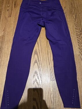 Athleta Purple Rainier Tight Leggings - M